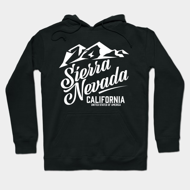 Sierra Nevada California USA Hoodie by nickemporium1